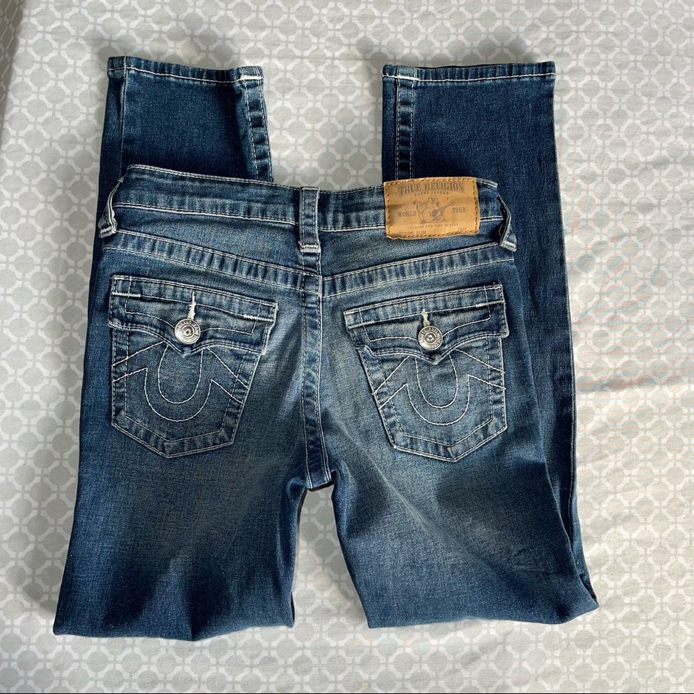 Girl’s True Religion slim jeans Sz 8